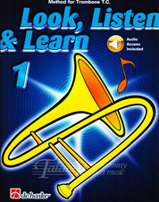 Look, Listen & Learn 1 Trombone TC + Audio Access Included